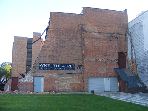 Wayne Theatre - Demolition (newer photo)
